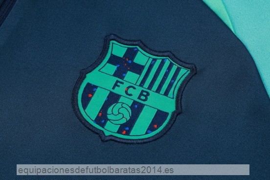 Nuevo Sudadera Entrenamiento Barcelona 23/24 Azul Marino I Verde Baratas